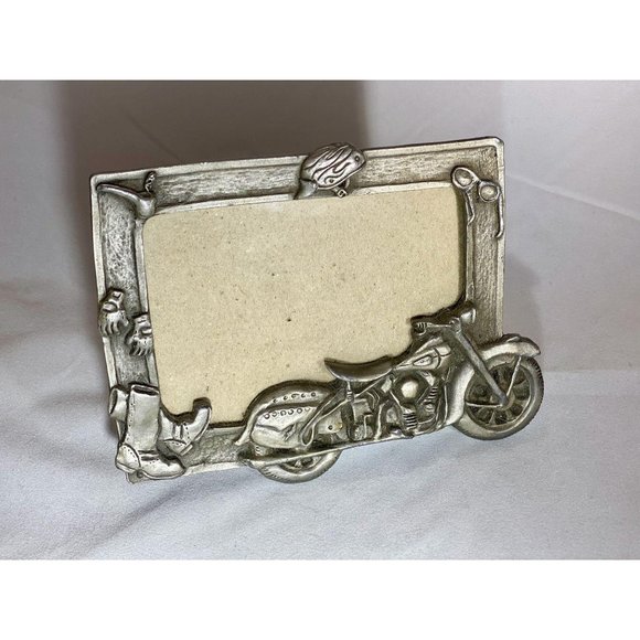 Royal Selangor Pewter Motorcycle Photo Frame - Picture 1 of 5